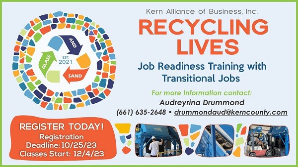 Kern Alliance of Business Recycling Lives Job Readiness Training with Transitional Jobs : America's Job Center of Kern